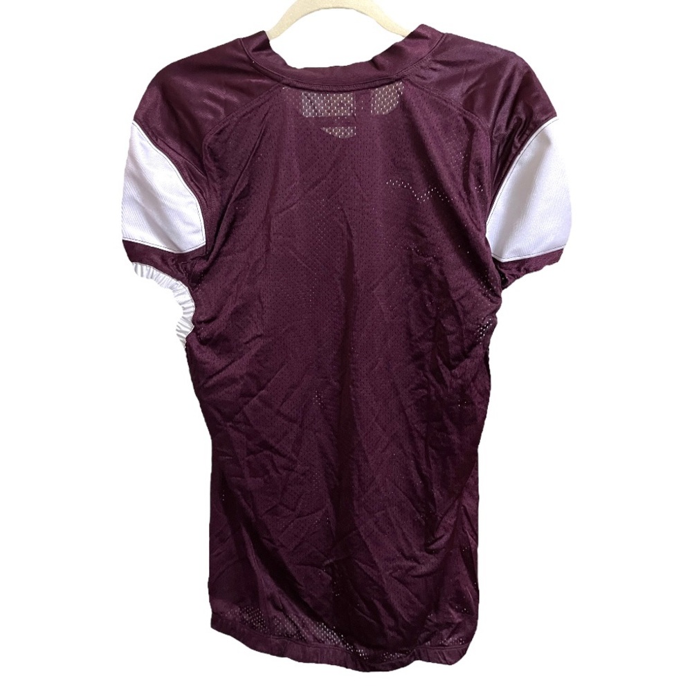 Adidas Men's Press Coverage Football Jersey Burgundy Climalite - Picture 4 of 9